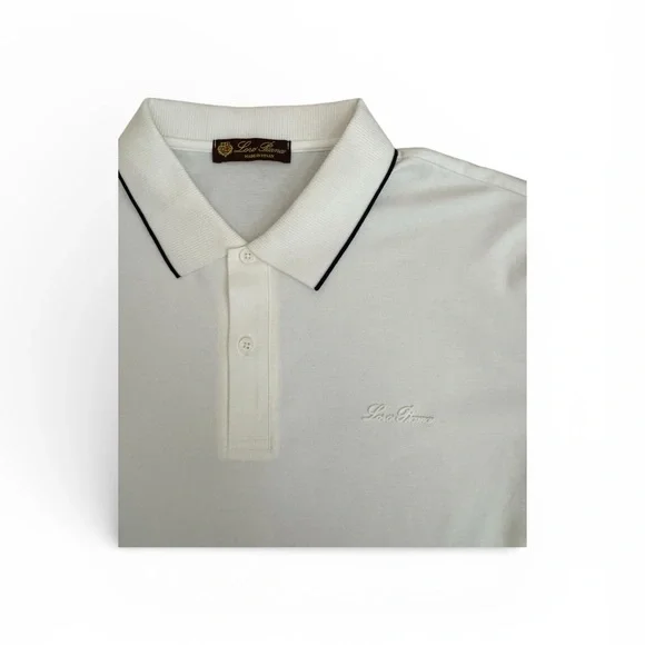 NWOT Classic White Polo Shirt - Picture 4 of 6